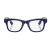 Умные очки Ray-Ban Meta* Wayfarer Gen 2 Shiny Cosmic Blue, Фотохромные линзы Clear to Sapphire Transitions (RW4012), размер M